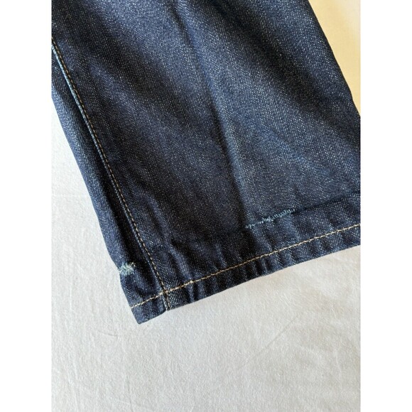 Uniqlo‎ Jeans Mens 28x27 Slim Straight Japanese Kaihara Selvedge Dark Wash Denim - Picture 8 of 14
